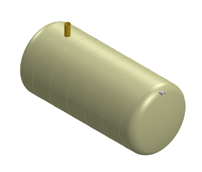 25m³ mahuti Ø2500mm