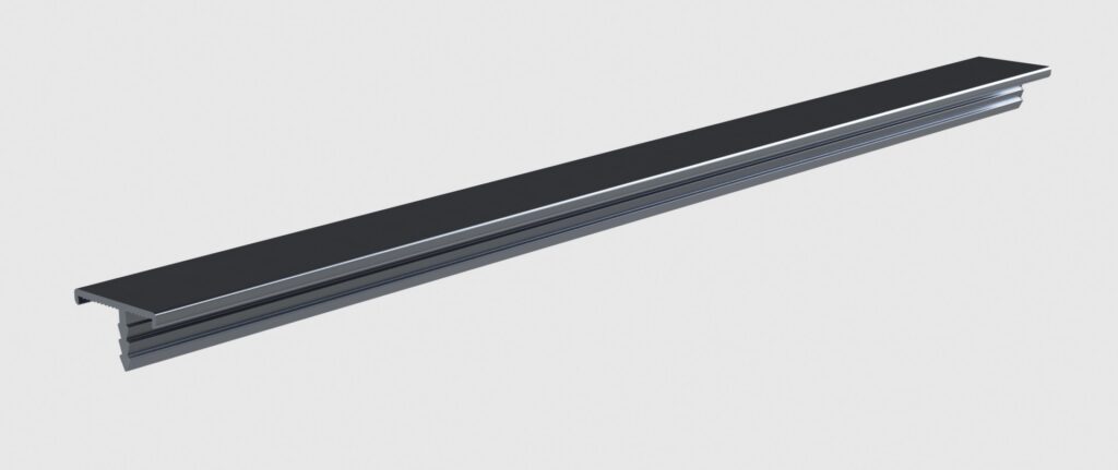 Alumiiniumist kapiukse servaprofiil 22,9x4 mm