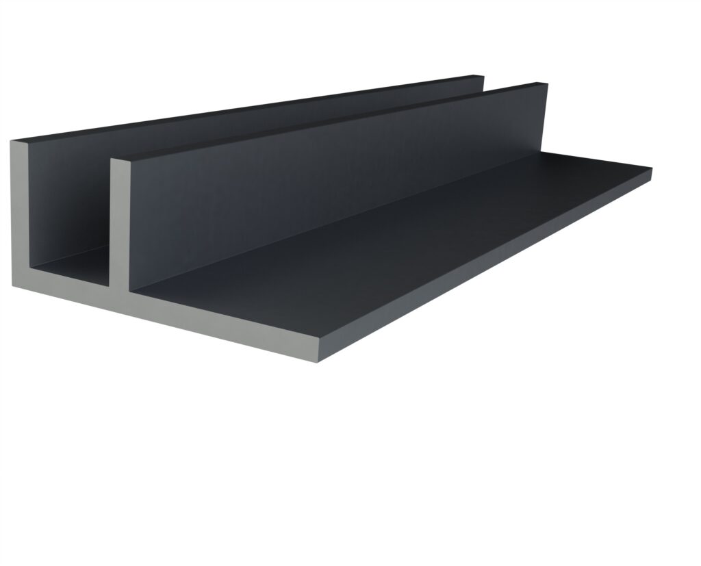 Madal F-profiil 30,0x12,5x8,5 mm